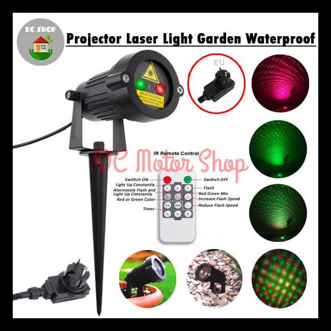 Laser Light Garden Outdoor Waterproof Lampu Natal / Panggung / Party Kode 733