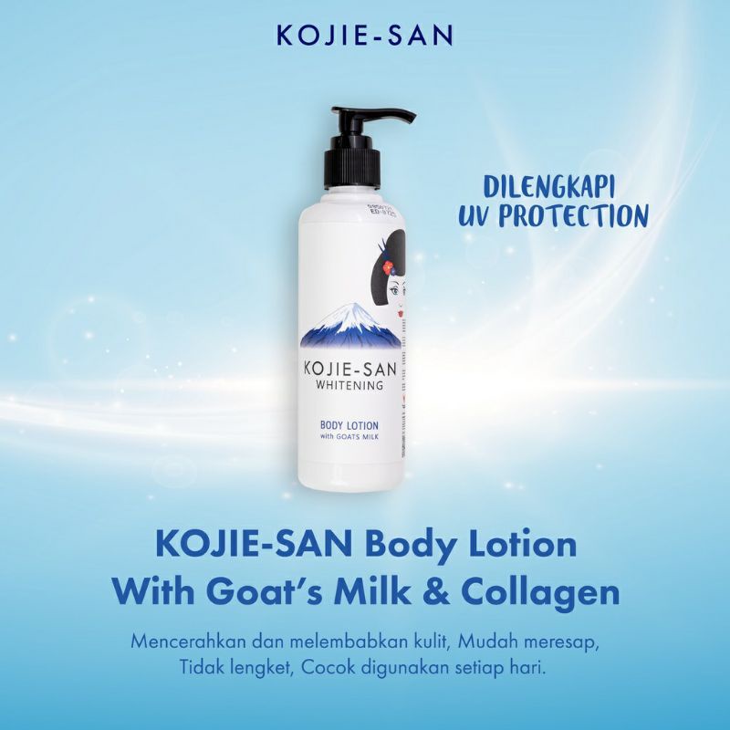 KOJIE SAN BODY LOTION GOAT MILK/KOJIC 250ML [𝗕𝗣𝗢𝗠]