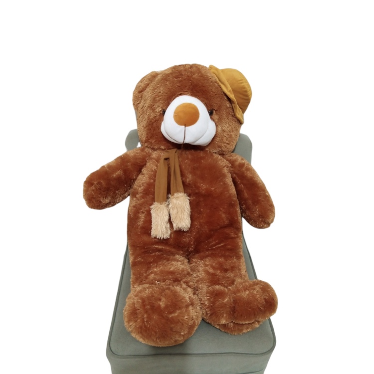 promo Boneka Teddy Bear Super Jumbo Milo 1 Meter -boneka beruang / Boneka Besar