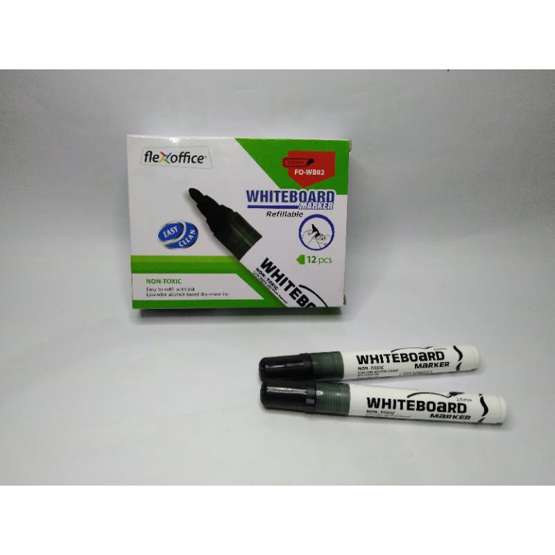 

Spidol papan tulis 12 pcs / Whiteboard Murah / Whiteboard flexoffice