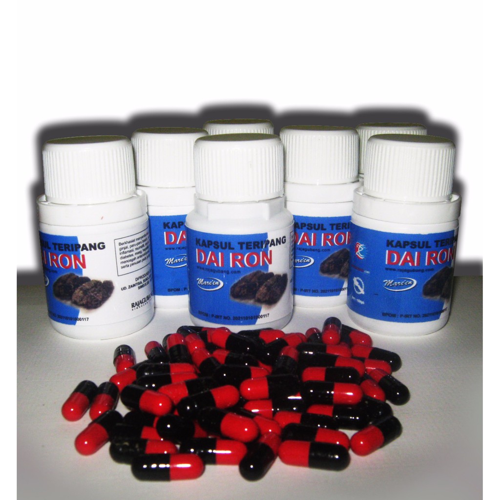 

Kapsul Gamat Obat Herbal Olahan Teripang Asli