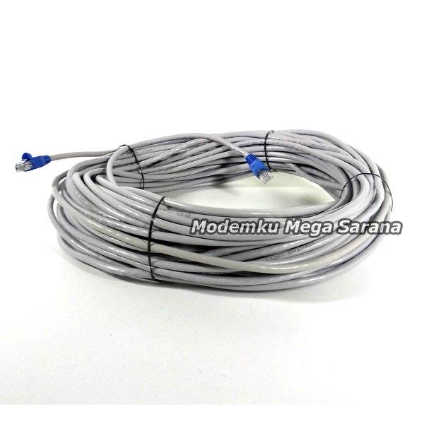 Kabel LAN 10 Meter UTP CAT6 Spectra &amp; RJ45 Straight - Tinggal Pakai