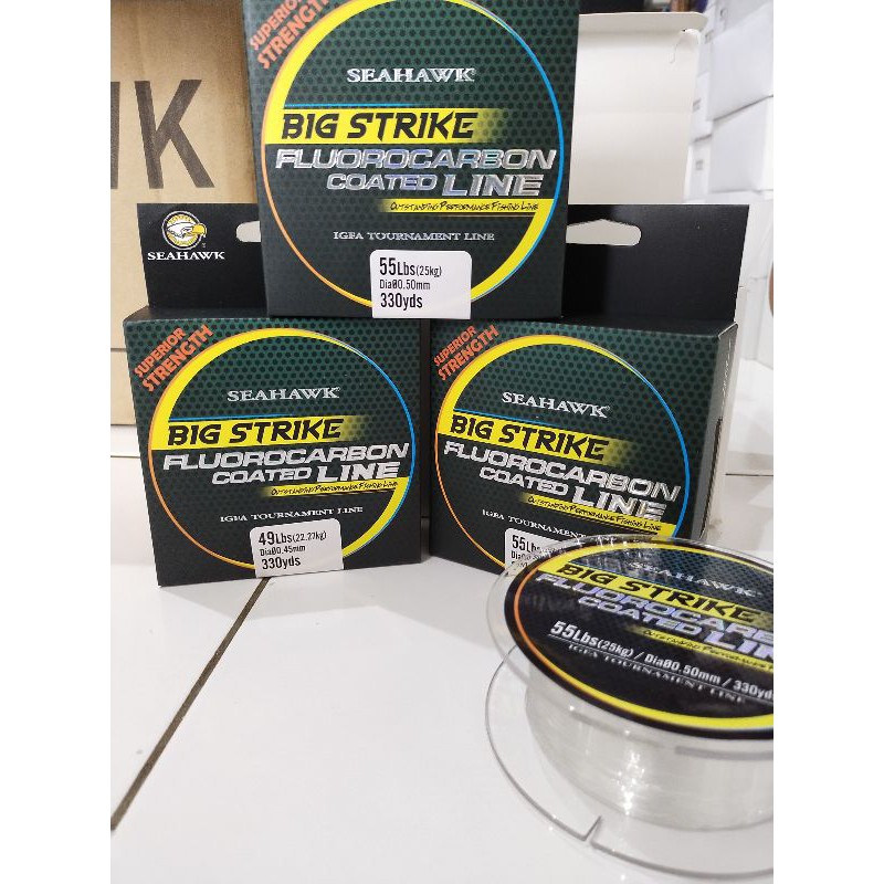 senar seahawk big strike fluorocarbon 330yds