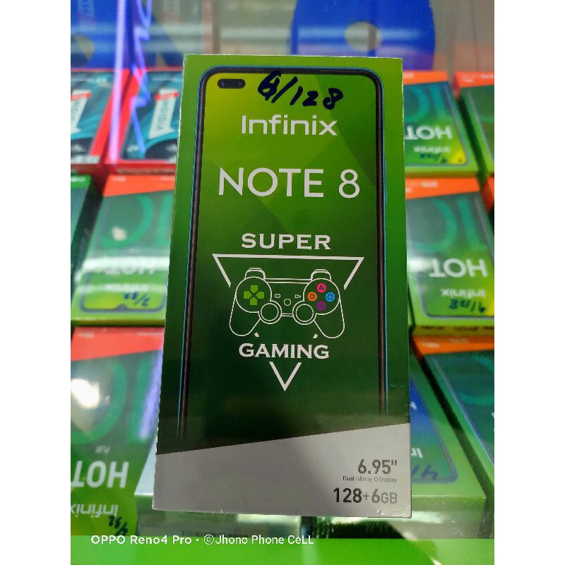 infinix note 8 ram 6gb internal 128gb garansi resmi