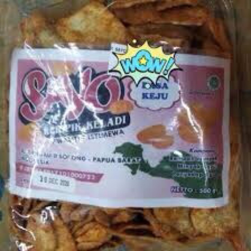 

keripik keladi khas papua