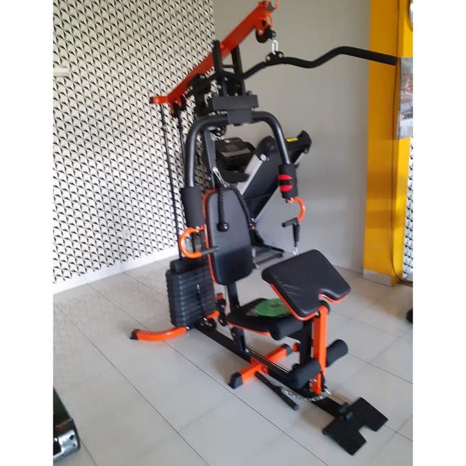 Toko-Alat-Fitness Bl. Hg-Id804N Home Gym 1 Sisi Id 804N Orange - Multi Station Gyms Terlengkap
