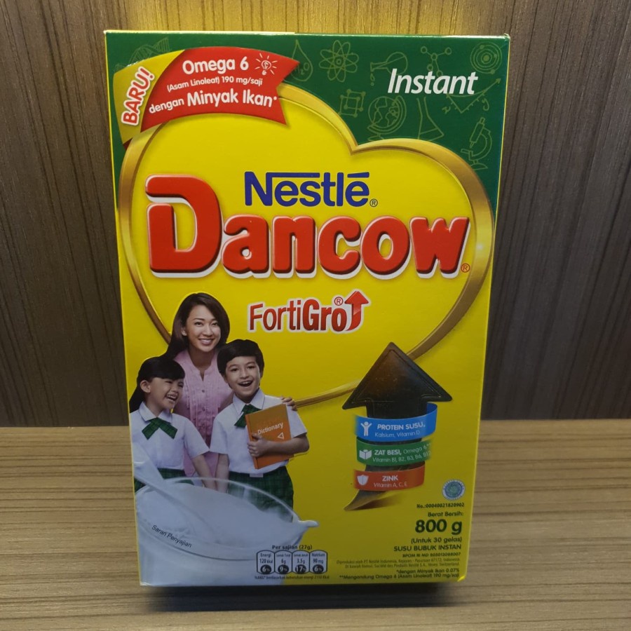 

Dancow Nestle Forti Gro Instan Box Susu Bubuk Instan Halal 800 Gr