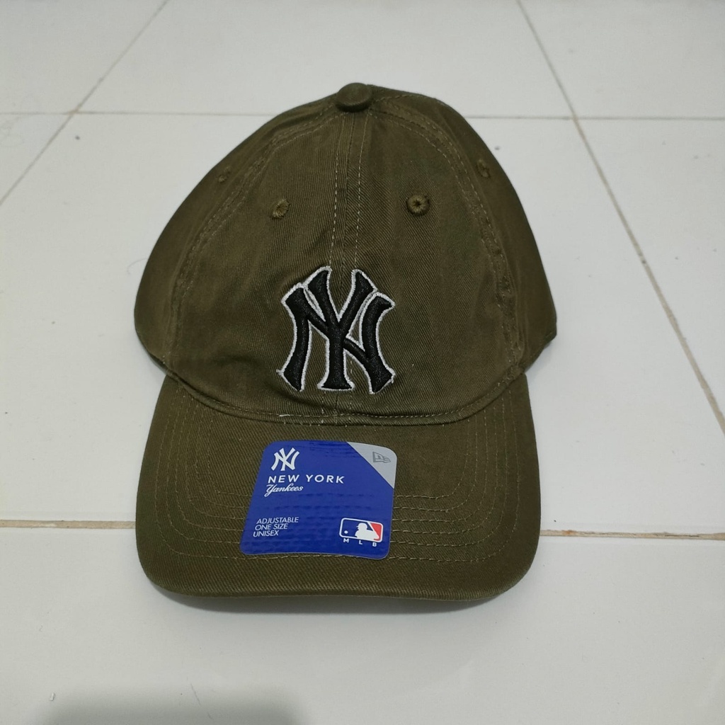 Topi NY Baseball Topi Cowok Pria Golf Logo Bordir import 100%