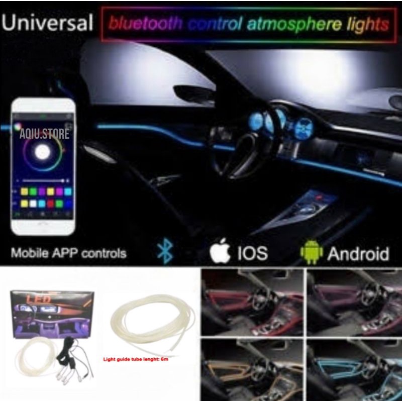 LAMPU INTERIOR RGB APPS LED AMBIENT LIGHT LASER OPTIK