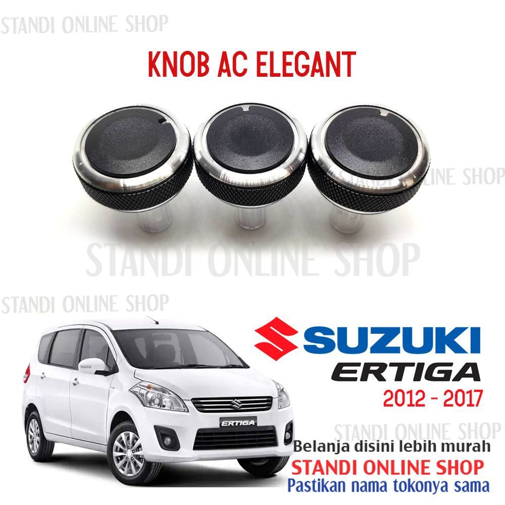 Knob AC Elegant Bundar Luxury Suzuki Ertiga Lama Warna Hitam Murah