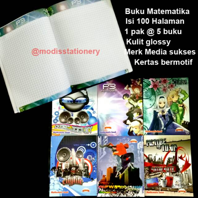 

Buku tulis kotak kecil matematika isi 100hal media sukses