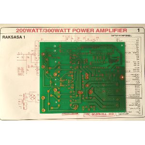 Jual PCB Power amplifier mono Raksasa GB 003 Fiber Obral