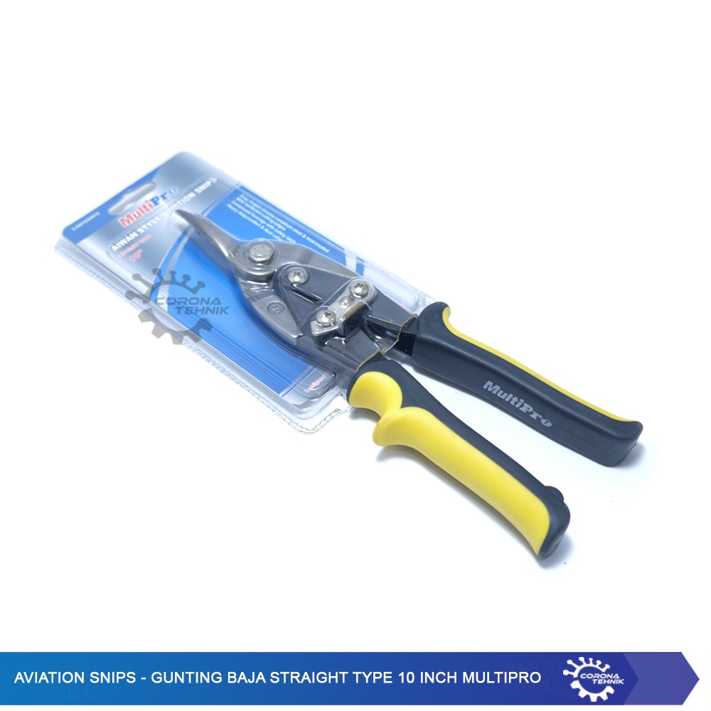 Gunting Baja Straight Type 10 Inch Multipro - Aviation Snips