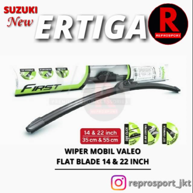 ERTIGA WIPER MOBIL VALEO 14 & 22 INCH
