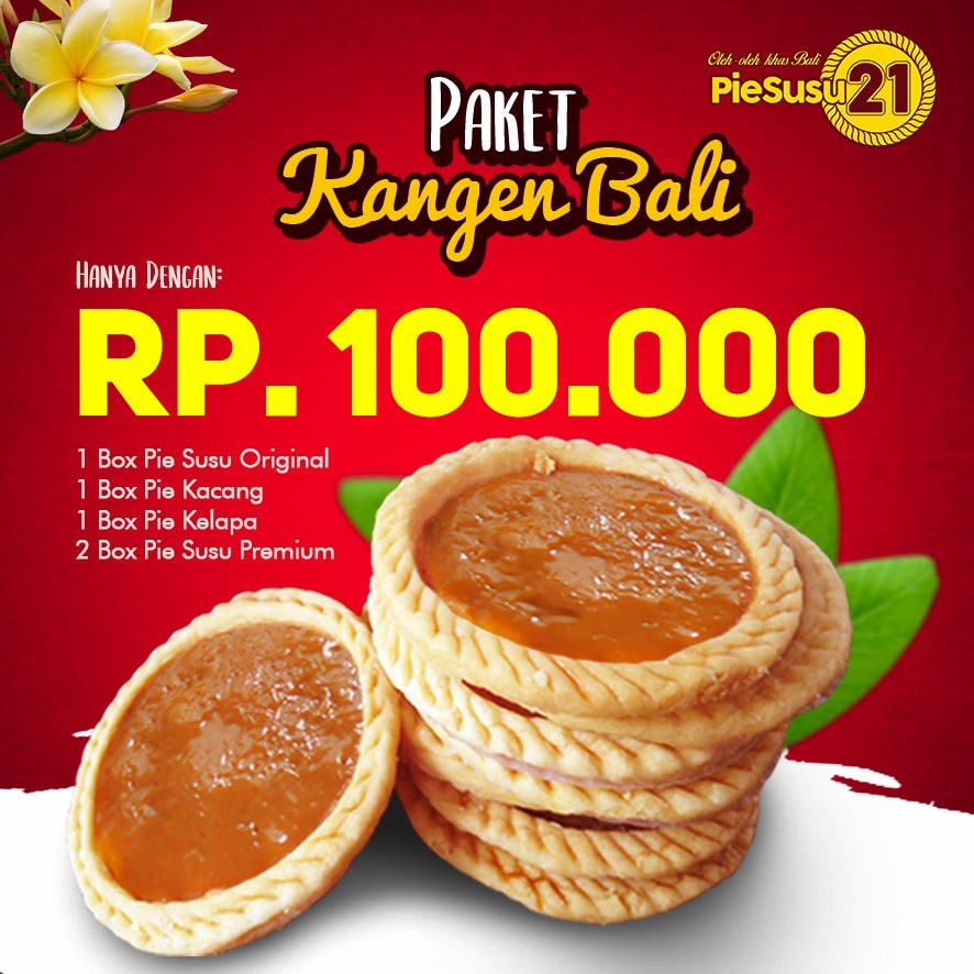 

Pie Susu 21 Paket Kangen Bali (5 Box Pie Susu)