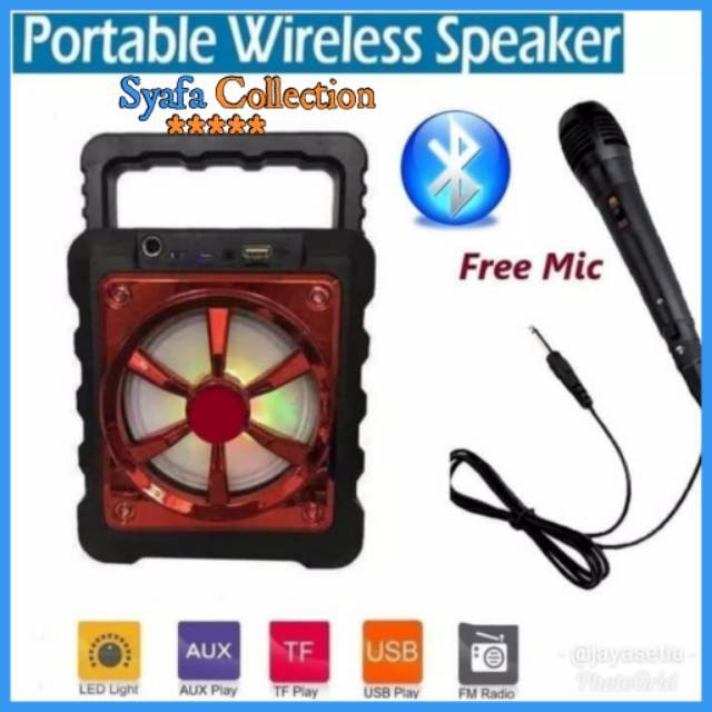 Speaker Bluetooth FLECO FL-1914 FREE MicrophoneMicrophoneo