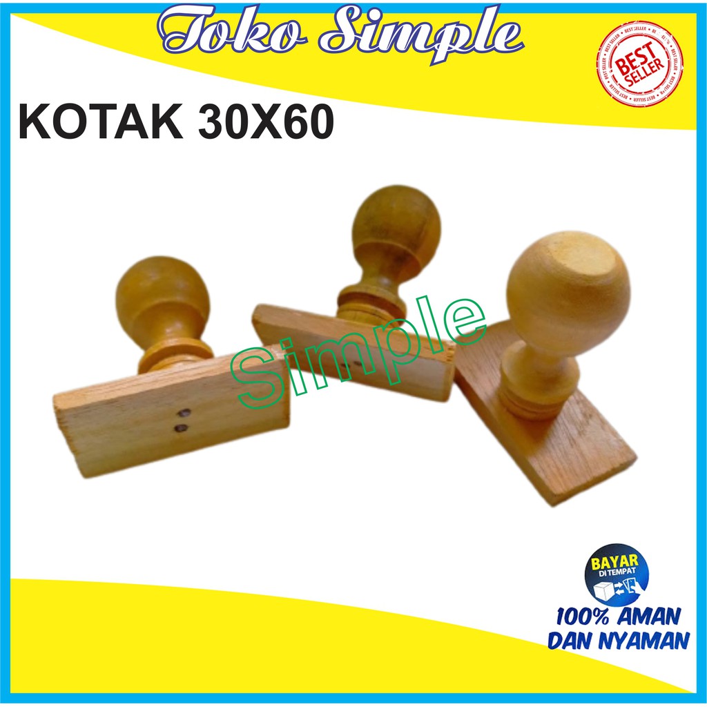 

GAGANG STEMPEL KAYU KOTAK 30X60
