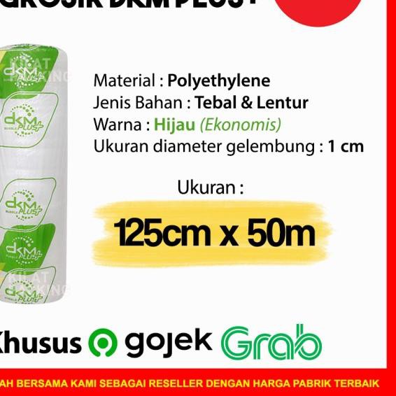 

☑ PLASTIK BUBBLE WRAP BENING MURAH 125CM X 50M / BUBBLE WRAP DKM PLUS ❃