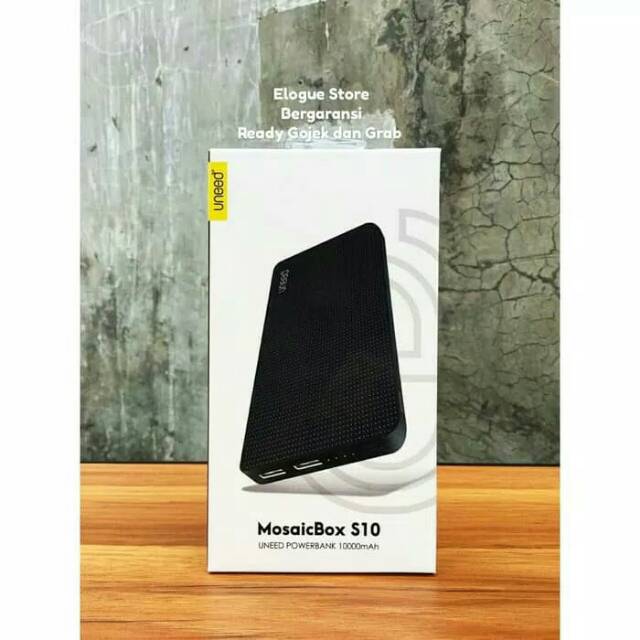 Powerbank Uneed MosaicBox 10000 mah S10 Samsung S8 S9 Iphone Oppo Vivo