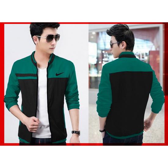 Jaket Pria Nike Panjang Hitam Tosca Lengan Panjang Style Terbaru