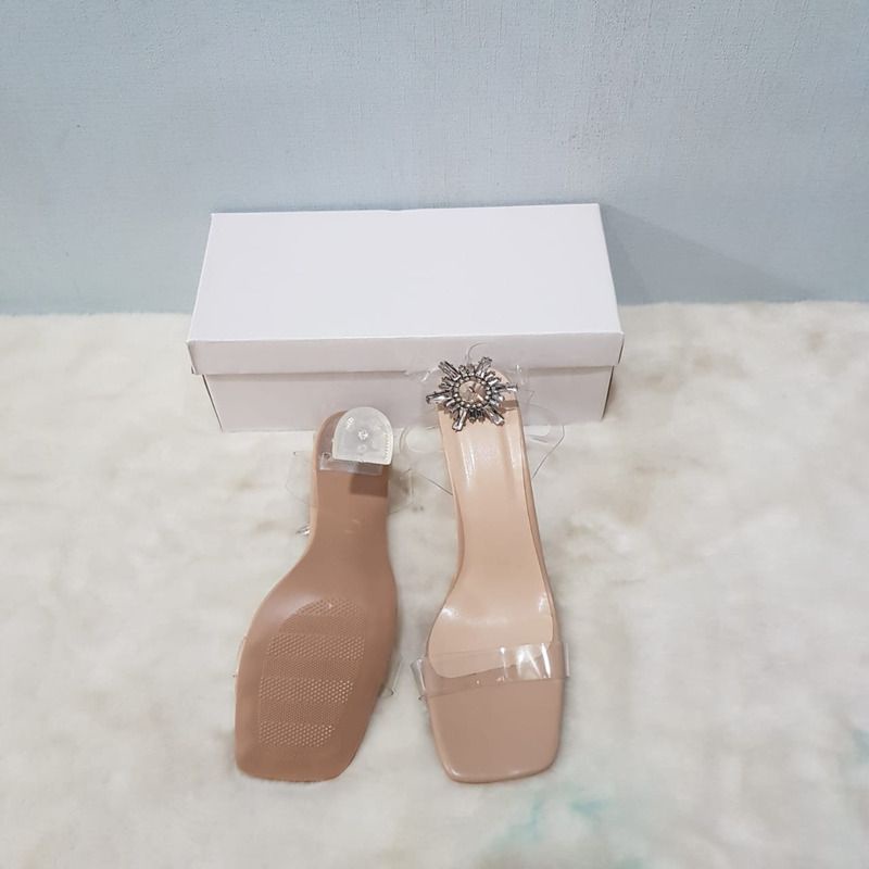 [COD] 20754 Heel Wanita Import Star Tali Belakang