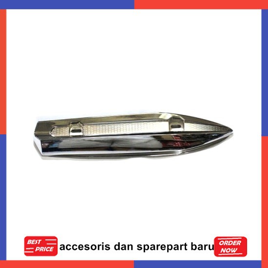 TUTUP KNALPOT X RIDE VARIASI CROM AKSESORIS MOTOR RACING X2A