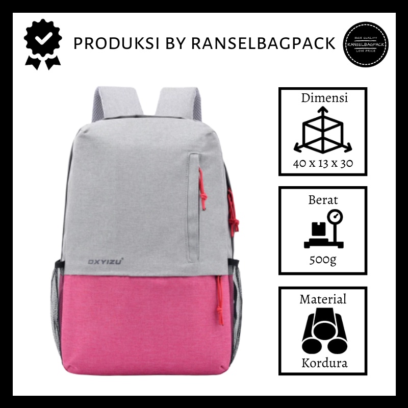 Tas Ransel - Backpack Punggung Bahu Multifungsi Kekinian Travelling Terbaru Sekolah Kuliah Laptop Pria Wanita