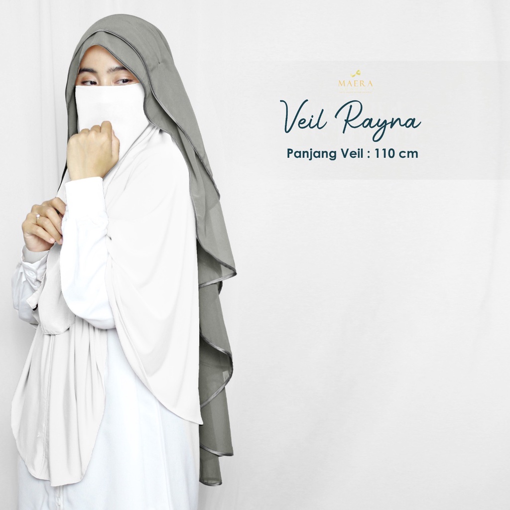 Niqab Veil Rayna 2 layer by Maera Indonesia