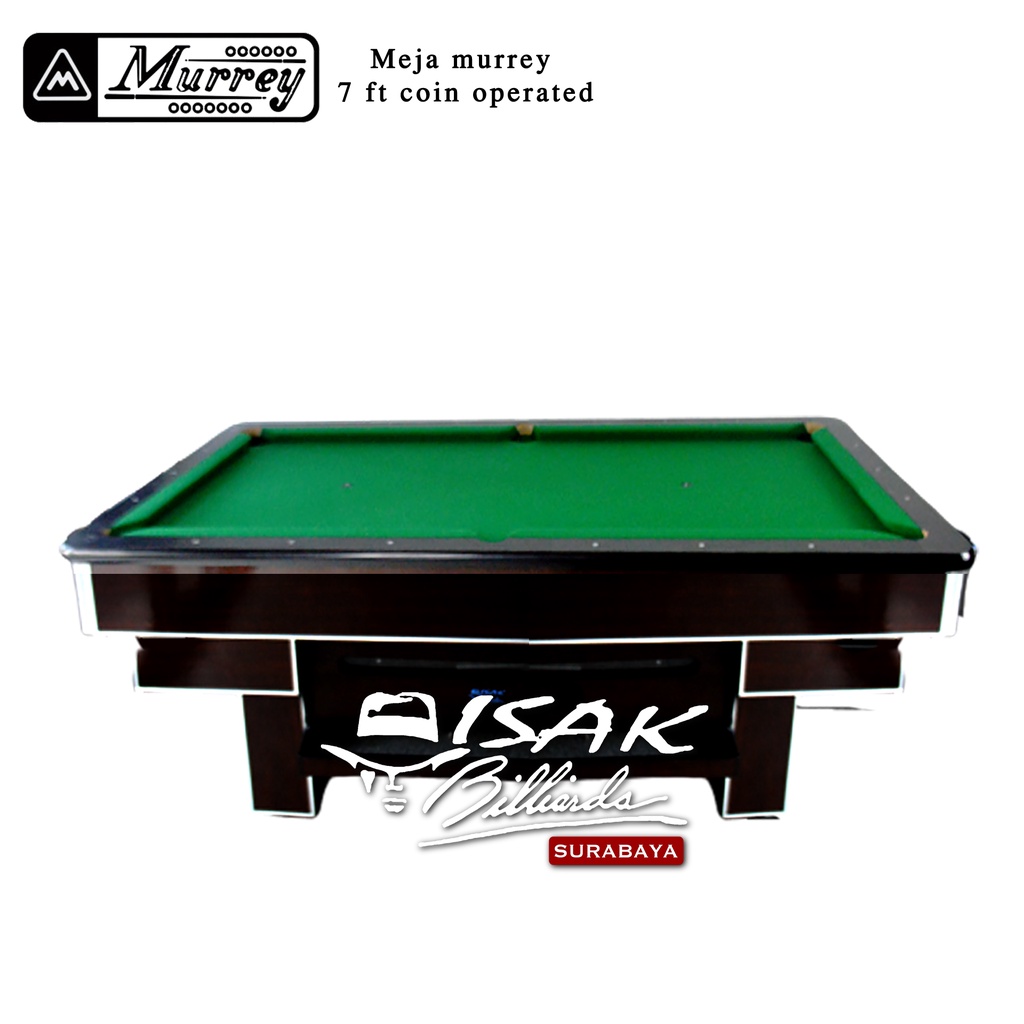 Meja Billiard Murrey 7 ft Bola Kecil / Tanggung Batu Slate Italy - Meja Billiard