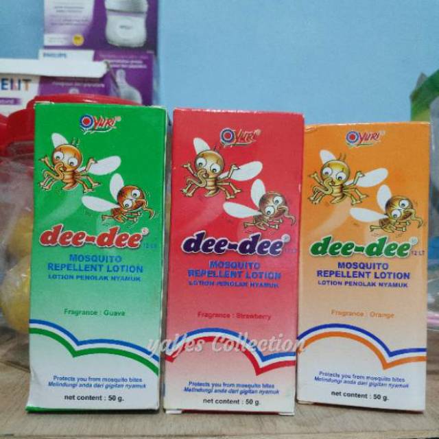 Dee-dee Mosquito lotion 20 - 50 g dee de de losen penolak nyamuk bayi anak balita stobery jeruk