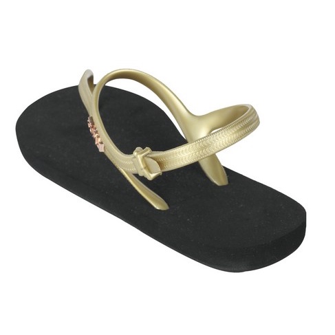 Sandal Zuma Elsa E2AZEA7 Black Gold Original