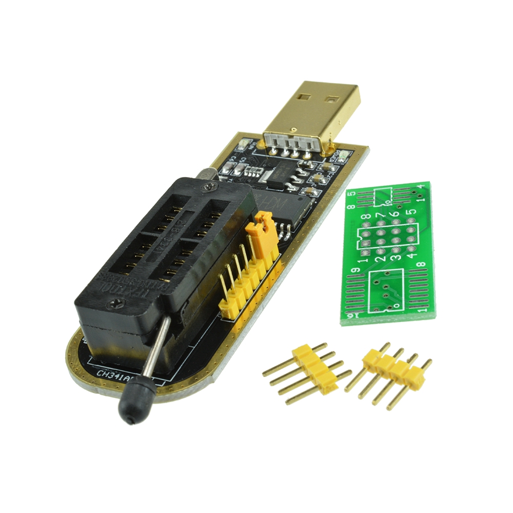 Ch341A Programmer Usb 25 Spi Seri 24 Eeprom Writer Dengan Flash Lcd