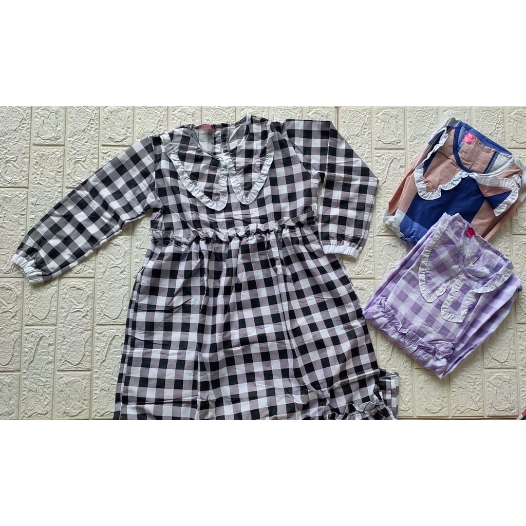 Gamis Anak bunga Usia 4-9 tahun/gamis anak besar motif bunga bunga