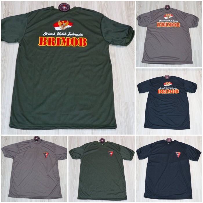 KAOS DALAM BRIMOB UNTUK INDONESIA / KAOS DALAM BRIMOB / KAOS BRIMOB