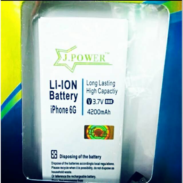 Baterai batre iPhone 6 6G double power original