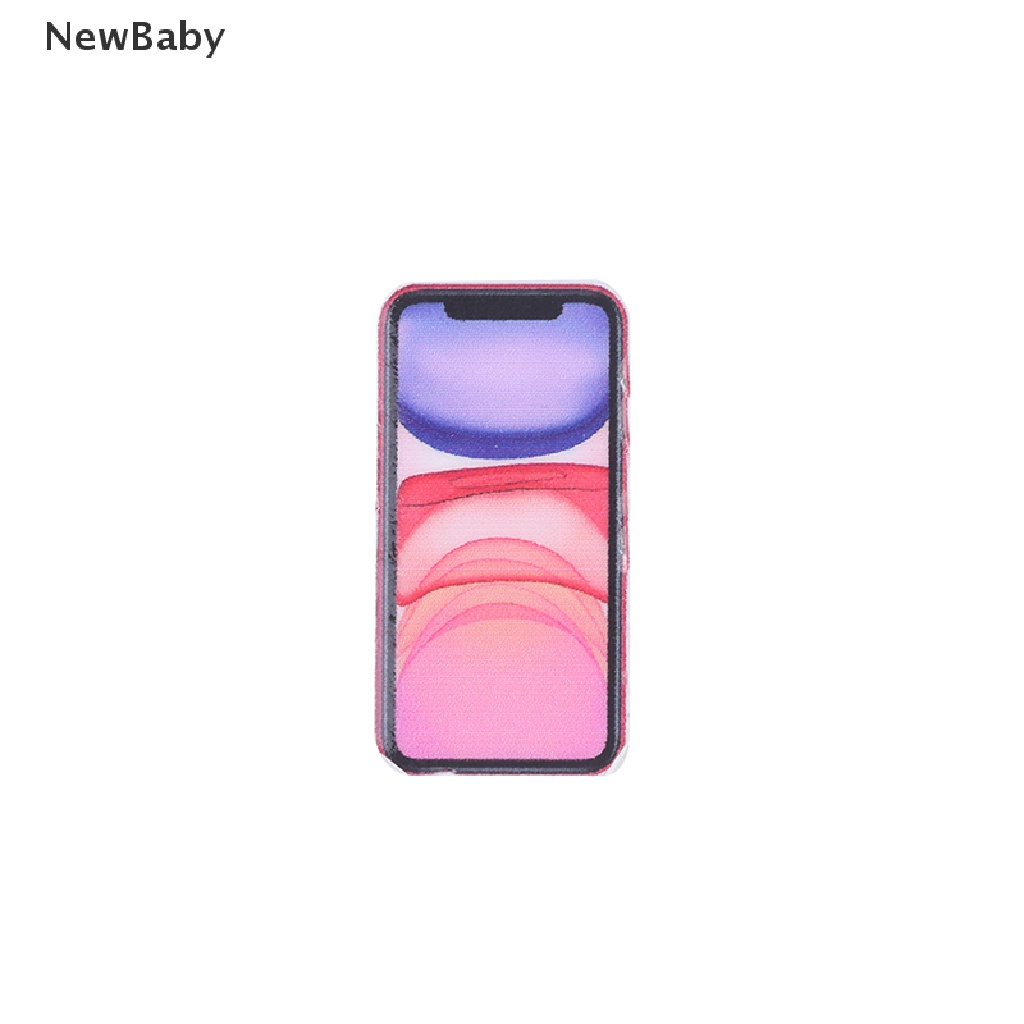 Newbaby 1PC Mainan Miniatur Handphone Skala 1: 12 Untuk Aksesoris Rumah Boneka