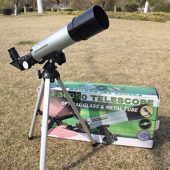 Teropong Bintang Teleskop Astronomical Telescope 50mm 60X Zoom Tripod