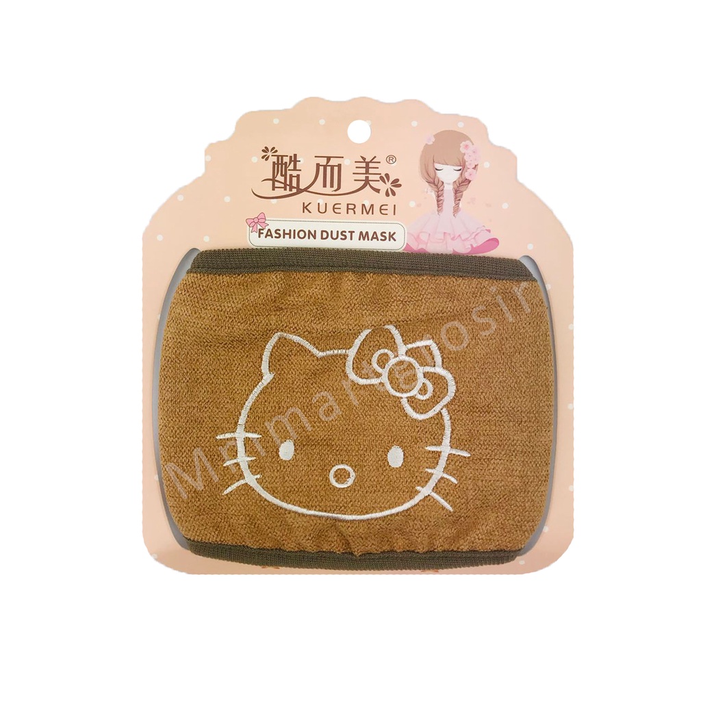 Masker Kain Kuermei / Masker Kain Karakter / Masker Motif HelloKitty