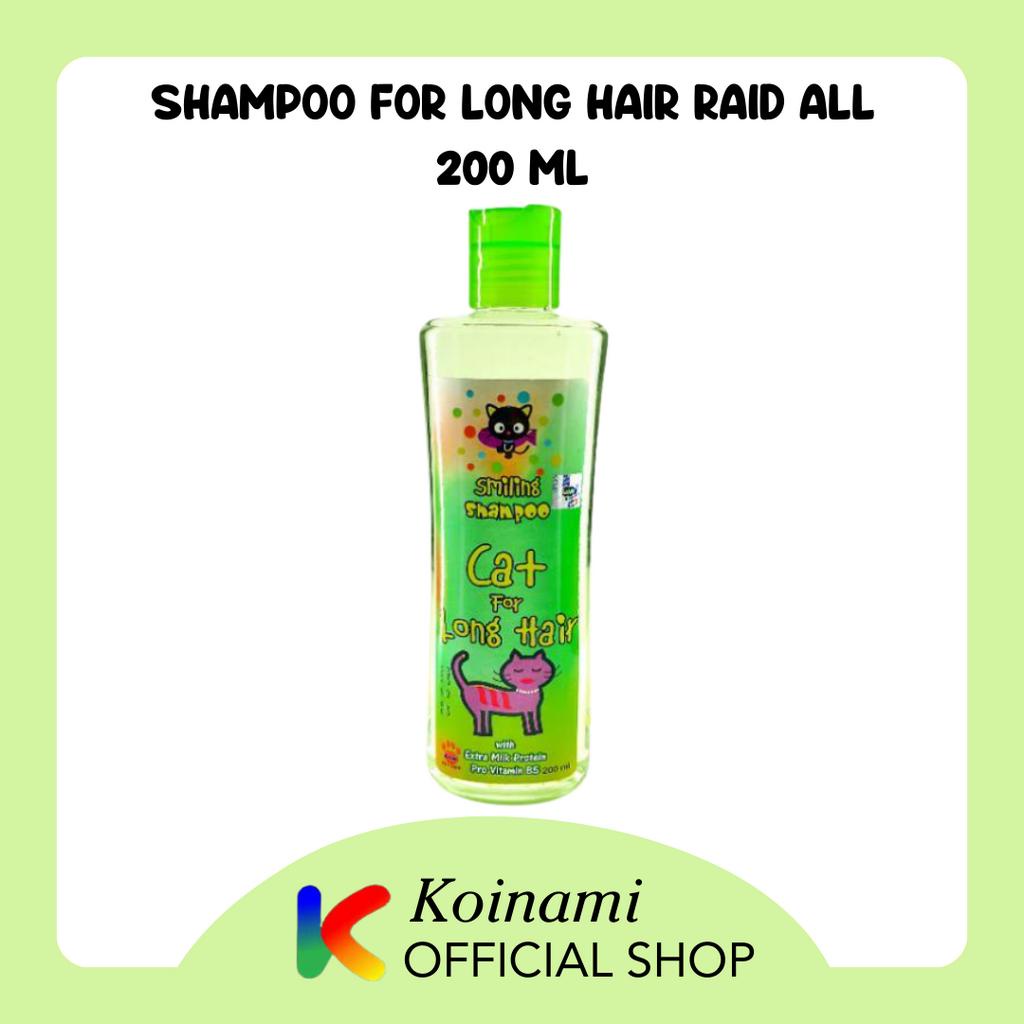 SMILLING FOR LONG HAIR 200 ml  HIJAU / shampo kucing bulu panjang / cat / RAID ALL