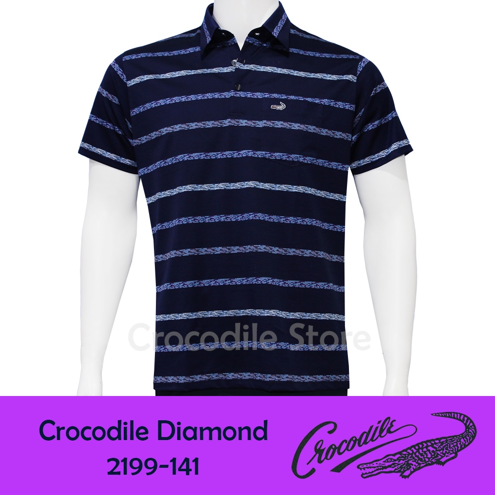 Kaos Kerah Kemeja Pria Crocodile Diamond 2199-141