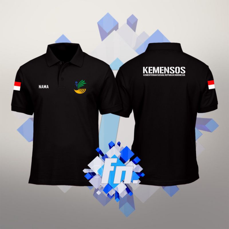 KAOS KEMENSOS BORDIR/KAOS PRIA /KAOS KEMENSOS BAHAN KATUN
