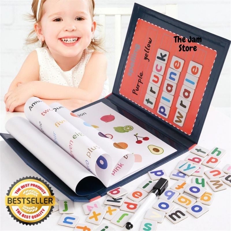 Mainan Anak Laki Laki 4 Tahun Edukasi Balita Mainan Kreatif Cowok 4 Tahun Spell English / Mainan Edu