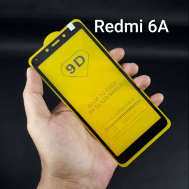 TEMPERED GLASS XIAOMI REDMI 6A FULL COVER 5D 9D 11D 21D TG REDMI 6A FULL FREE BUBBLE WRAP