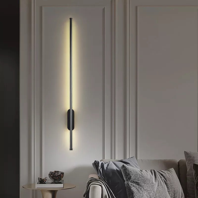 Lampu Dinding Hias Mewah Premium Matchstick Sconce Wall Lamp Black Gold