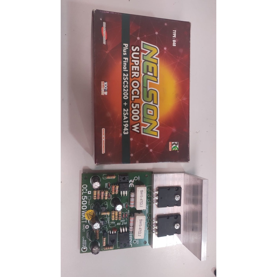 Kit Power Amplifier SOCL Mono Plus TR Toshiba 500W