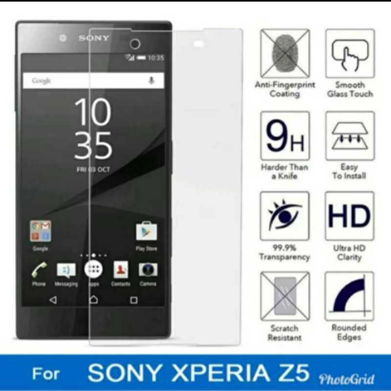 Tempered Glass Sony Xperia Z1,Z2,Z3,Z4,Z5,XC,XP,XZ Compact Docomo