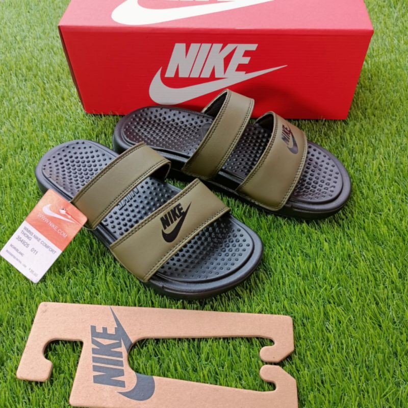 Sandal Nike Benassi Duo Ultra slide sendal slop casual sporty Nike Double Strap Sandals