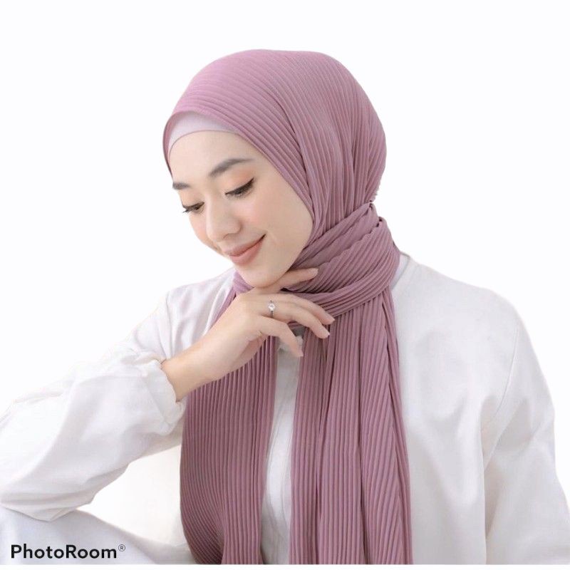 PASHMINA PLISKET CERUTY PLEATED SHAWL