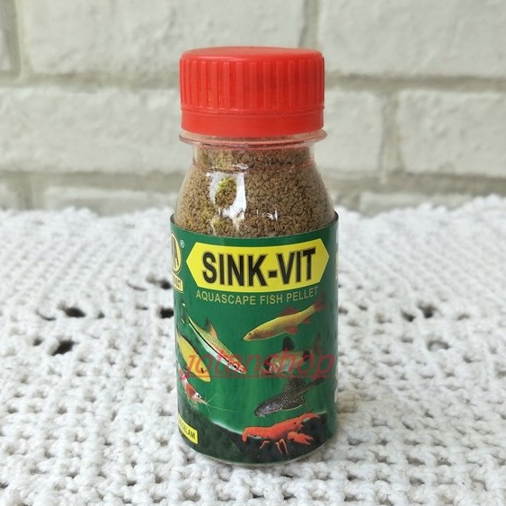 SINK VIT SINKVIT PAKAN PELET TENGGELAM UDANG IKAN HIAS AQUARIUM AQUASCAPE