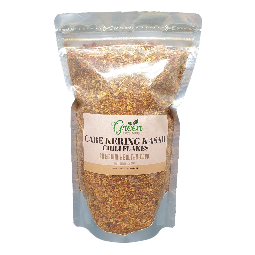 

CABE KERING KASAR 250 GRAM PREMIUM LOKAL ASLI - CHILI FLAKES 250 GR